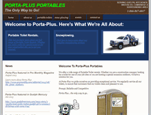 Tablet Screenshot of portaplusportables.com